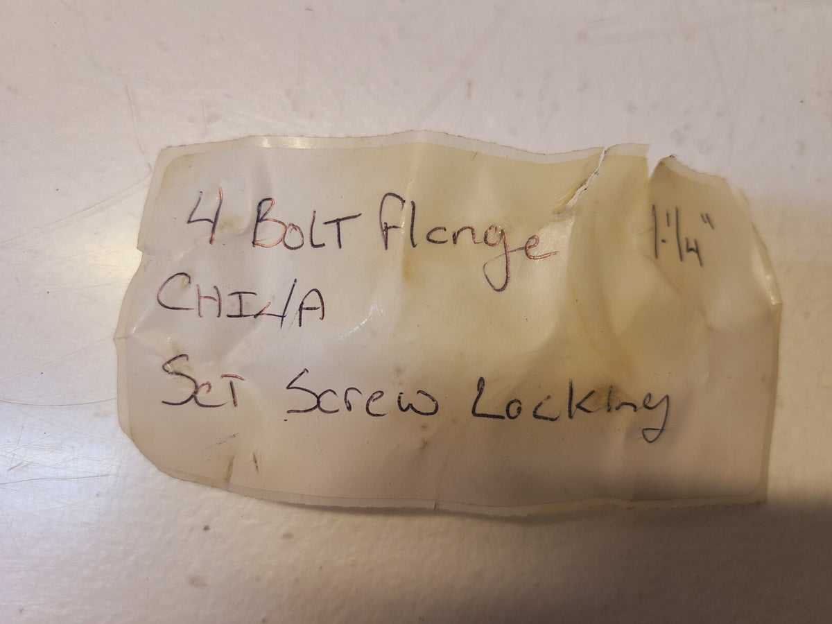 4-Bolt Flange Housing F206 | UC206-20 | 1-1/4"