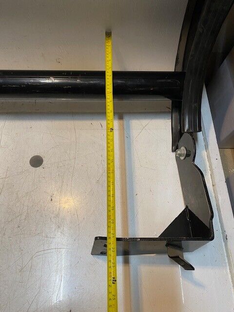 Hobrecht Nudge Bar 19-1/2" H 21-1/2" D 32-1/2" W 76mm Thick 30" Long Laying Down
