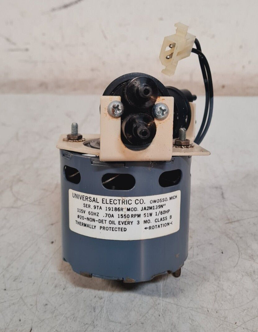 Universal Electric Co. Electric Motor JA2M139N" | 19186R | Ser 9TA | 115V 60Hz