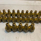 25 Quantity of Brass Air Hose Reducer Pipe Adapters 40mm H 13mm Thread (25 Qty)