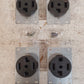 4  Qty Pass & Seymour Legrand Dryer Receptacle  Flush Mounts 3P 4W 3864 (4 Qty)