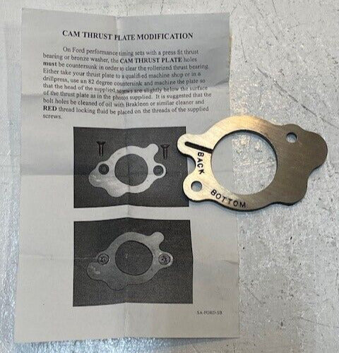 Cam Thrust Plate SA-FORD-SB Back Bottom (See Pics for Measurements)