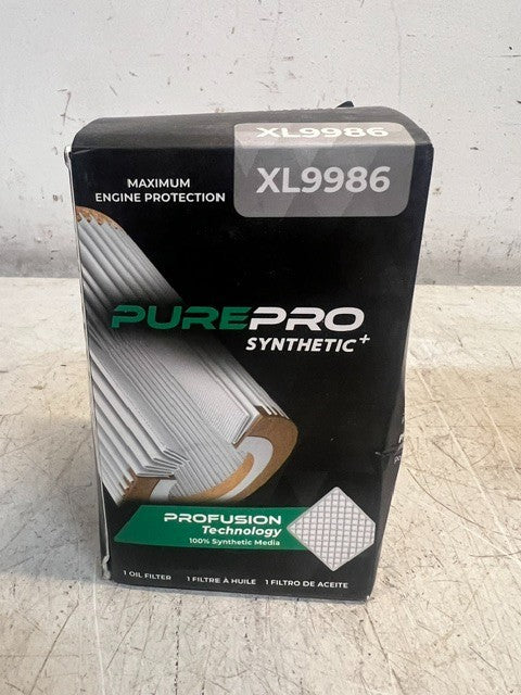 2 Quantity PurePro Synthetic+ Vehicle Oil Filters XL9986 Spin-On Filter