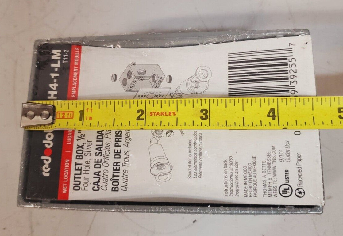 10 Quantity of Thomas & Betts Red Dot Device Outlet Boxes IH4-1-LM (10 Qty)