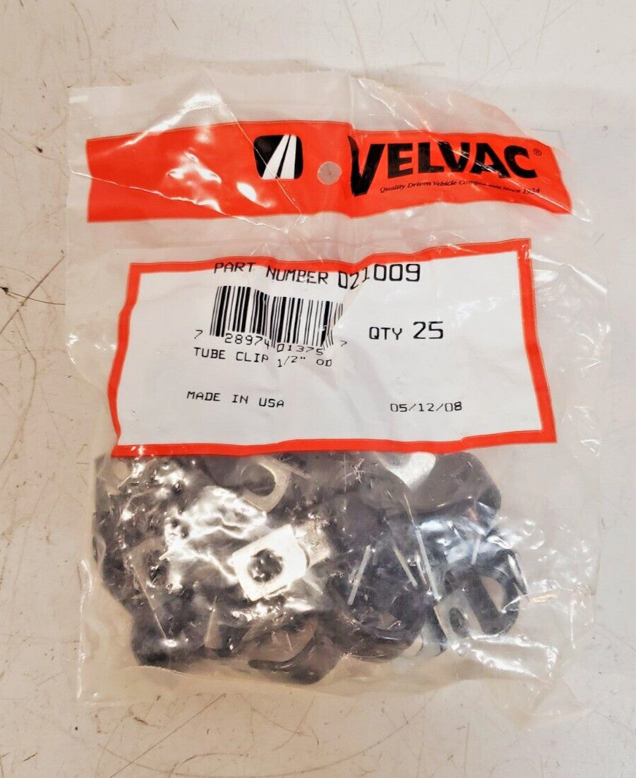 2 Packs of 25 Units of Velvac Tube Clips 021009 (50 Total Qty)