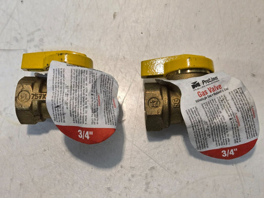 2 Quantity of Proline 110-524 3/4" Gas Valves | 032888105249 | 175 PSIG (2 Qty)