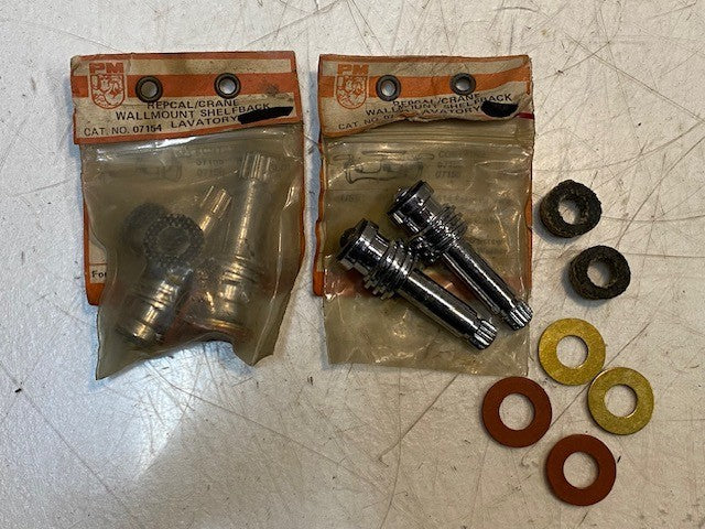 4 Quantity of P&M Cat. No. 07154 Repcal/Crane Wallmount Shelfback (4 Quantity)