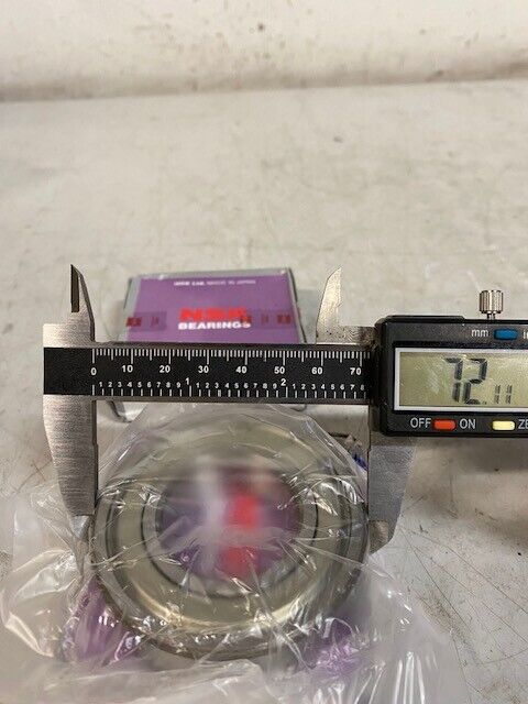 2 Quantity of NSK 6207ZZCM Roller Bearings 35x72x17mm (2 Quantity)
