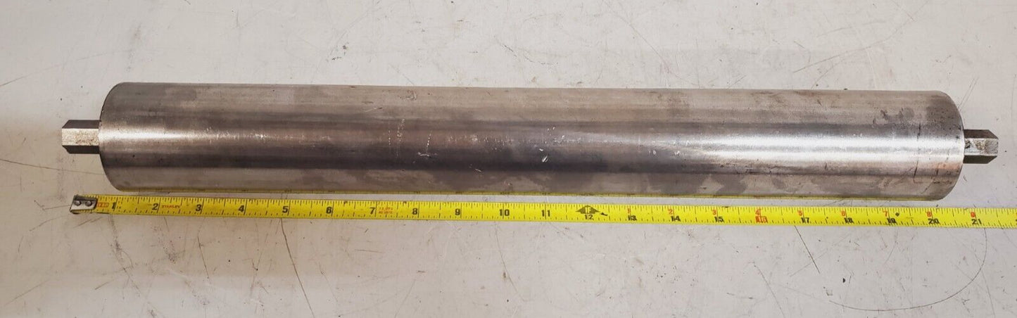 Frantz MFG Conveyor Roller Shaft 21" Lenght With Hexagon Ends | 2-1/2" Diameter