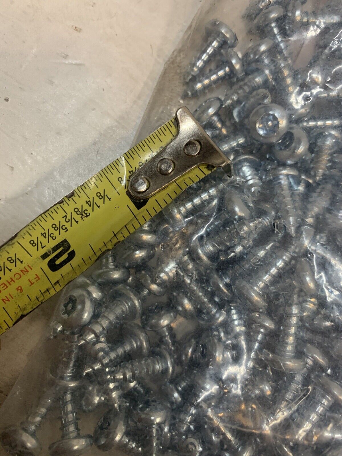 200 Quantity Of #6 × 3/4" Button Head Torx Security Sheet Metal Steel Screws