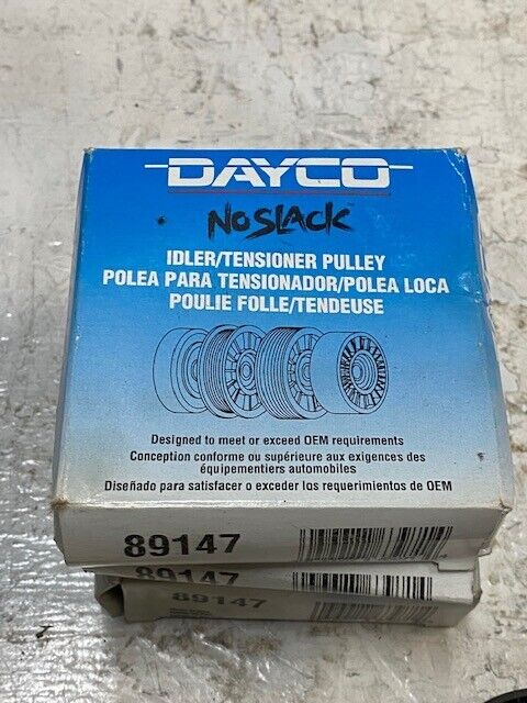 3 Pack of Dayco Drive Belt Tensioner Pulleys 89147 (3 Quantity)