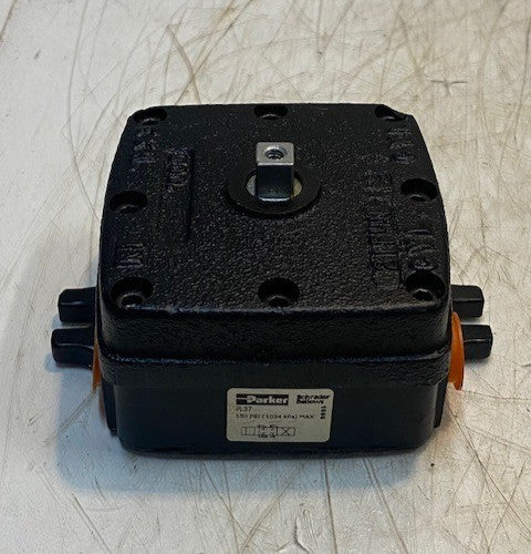 Parker PL37 Pneumatic PL Series Inline Air Flow Control Valve 4 Port 3 Way