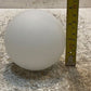 3 Qty of White Glass 4" Ball Lamp Shade Hanging Light Cover Fixtures (3 Qty)