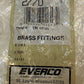 3 Quantity of Everco 2770 Brass Fittings 11mm Thread 8mm Nose (3 Quantity)