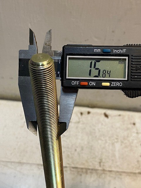 SORL Air Brake Chamber 10-1/2" Long Shaft 16mm Thread 16mm Bolt Thread