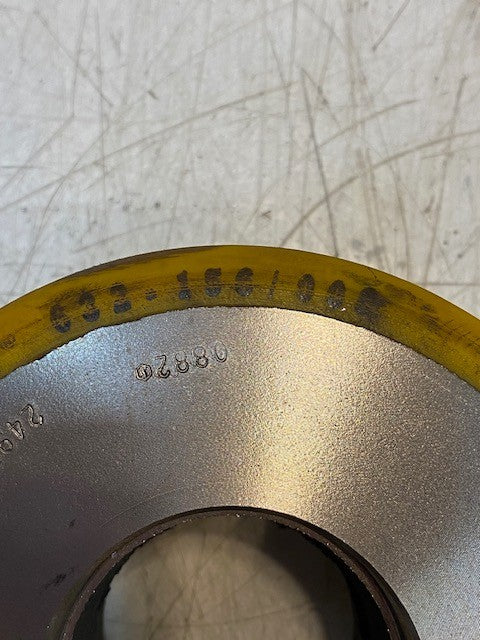 Smoothy 632-156/008 Yellow Wheel 6" Dia. 3-1/2" Wide 62mm Bore