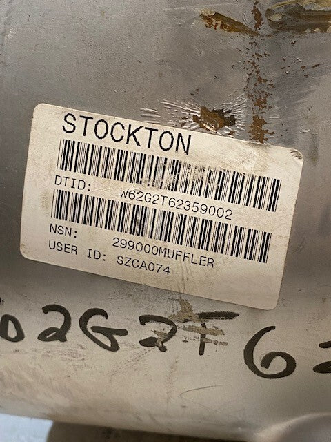 Stockton Muffler 299000 | W62GT62359002 | Nelson 8P83 | 33" x 15" x 12"