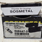 5 Quantity of Sosmetal Air Brake Fittings 508447-5 | 1468x4x4 (5 Quantity)