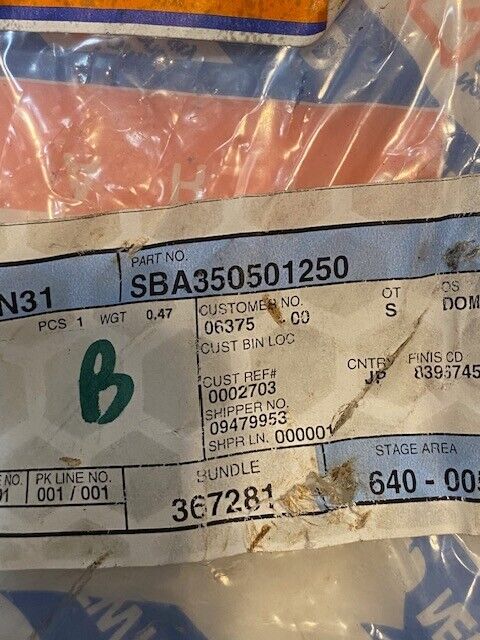 New Holland SBA350501250 Hood Support fits Ford 10-1/8" L 1-7/8" W