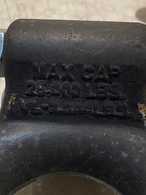 Wallace Forge Pintel Hitch Lunette Ring Tow Ring Max Cap 25,000 lbs