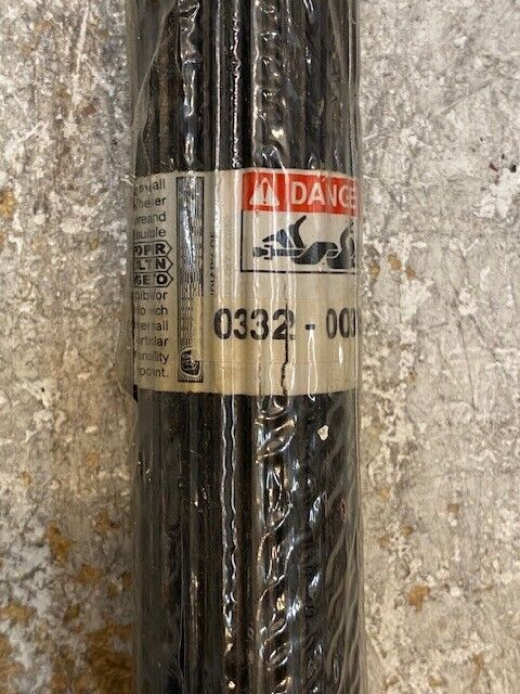 21-Spline Involuted Splined Shaft 10" Long 0332-00395 35mm OD