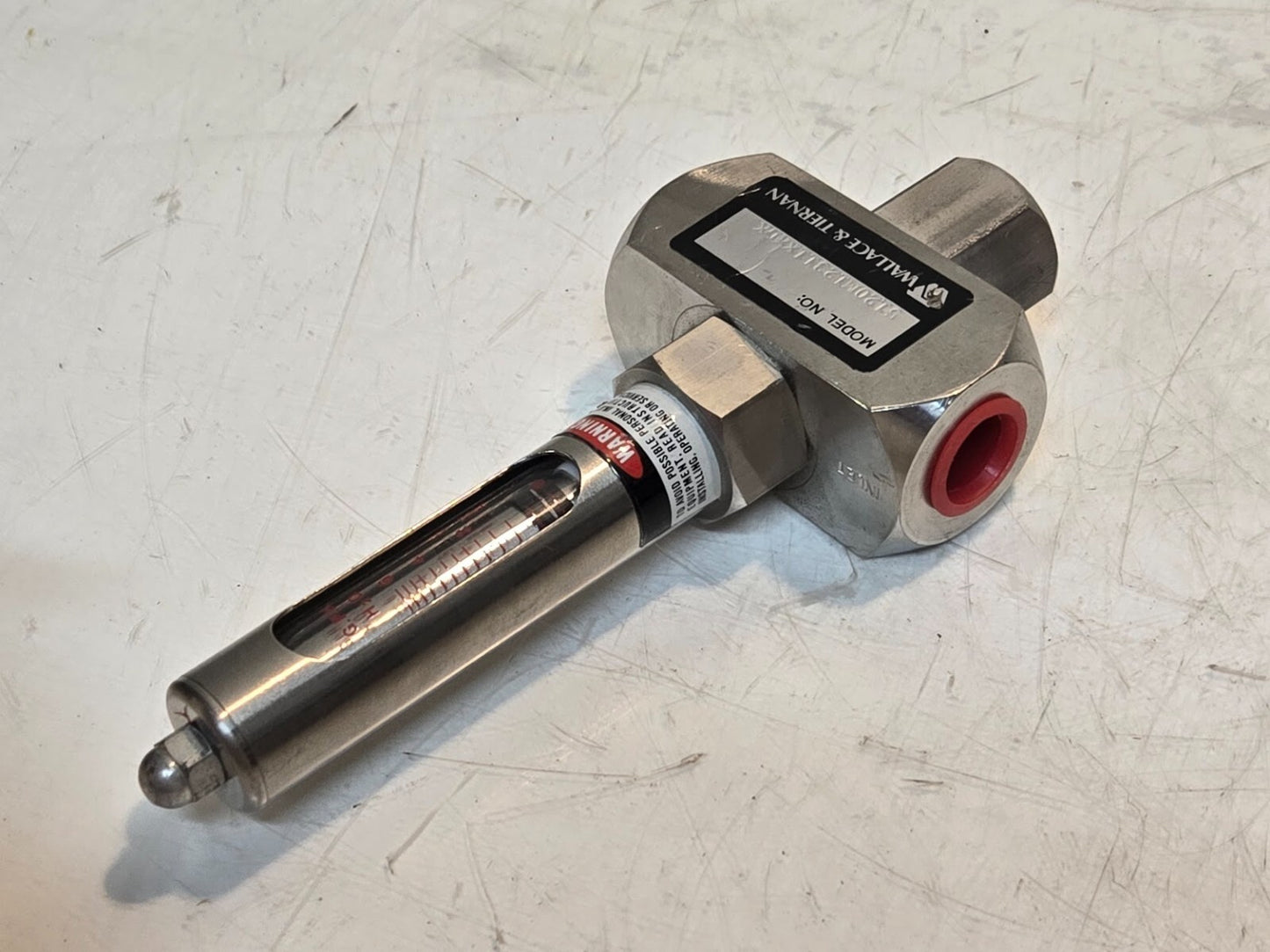 Wallace & Tiernan Armored Purge Meter 5120M12311XXLX | 6 GPH | 1/2" FPT