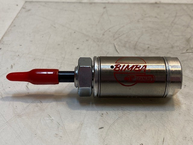 Bimba D-51850-A-25 Pneumatic Manifold Cylinder 3-3/4" L 28mm OD 8mm Thread