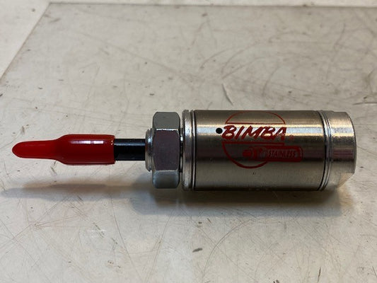 Bimba D-51850-A-25 Pneumatic Manifold Cylinder 3-3/4" L 28mm OD 8mm Thread