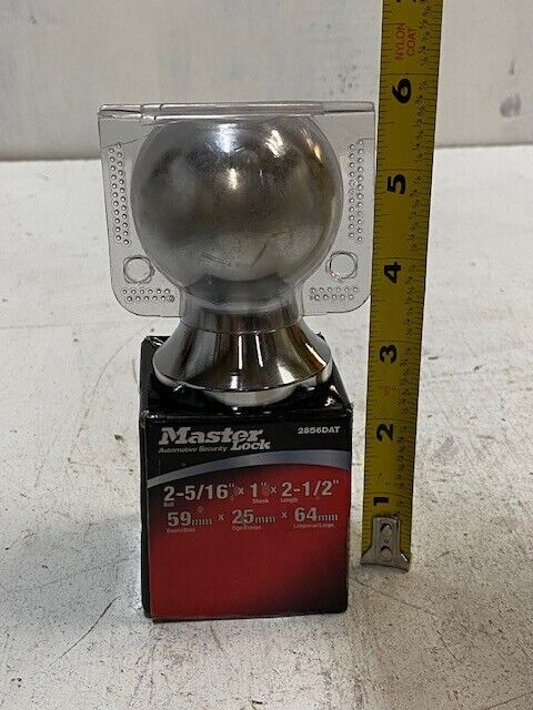 Master Lock 2856DAT Hitch Ball 2-5/16" Ball x 1" Shank x 2-1/2" Length