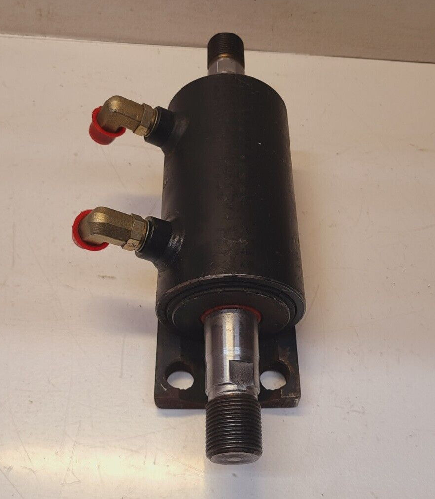 Clark Steering Cylinder with Support Base 9.5" x 3.5" | 13" Long