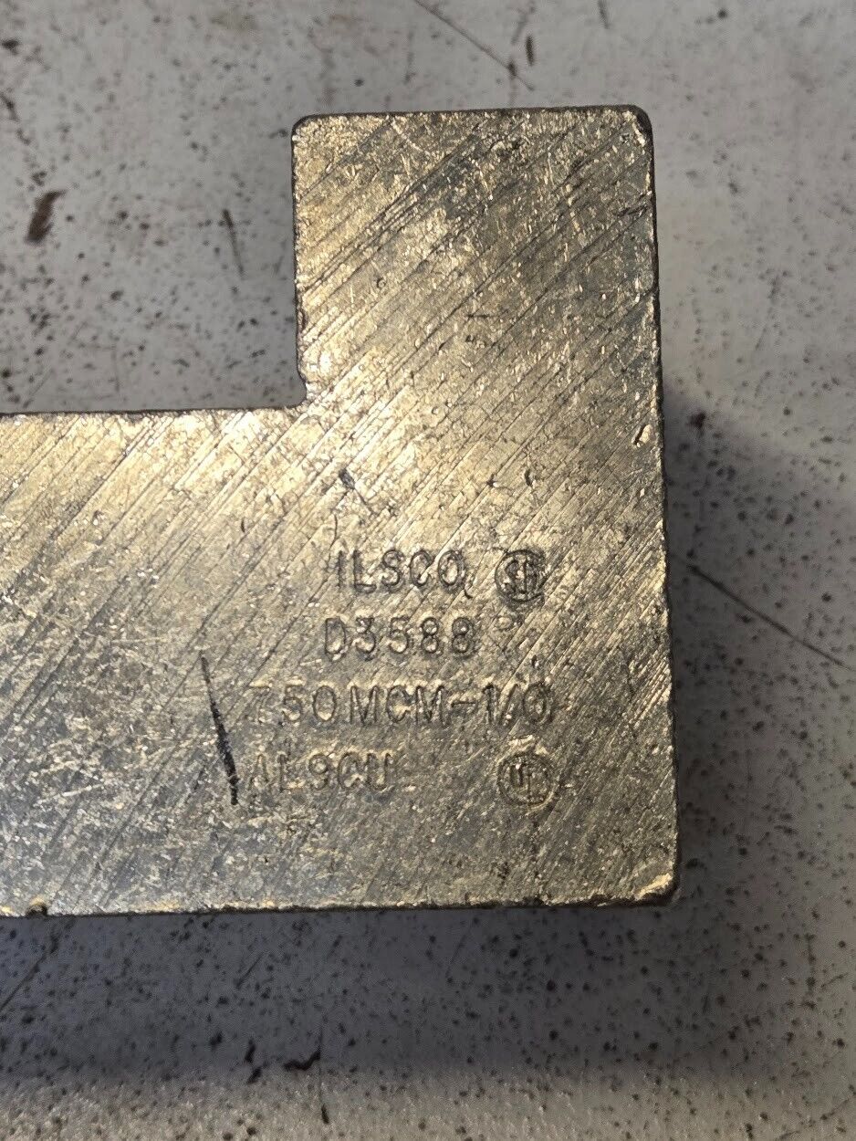 ILSCO D3588 Aluminum Block Lug 750MCM-1/0 AL9CU