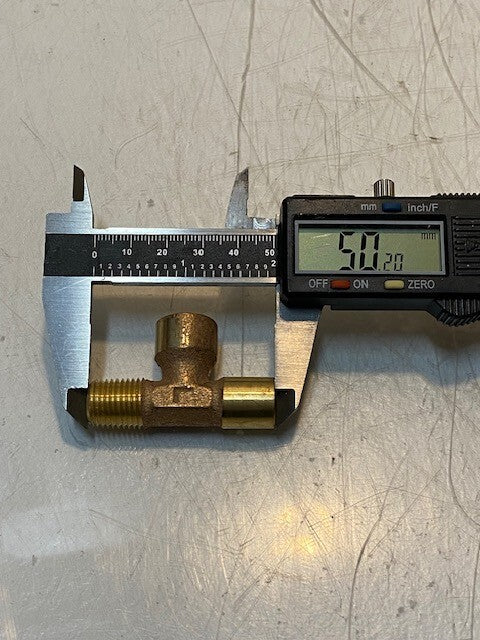 Pipe Elbow Fuel Tee Pipe to Tube Straight Adapter 4730-00-153-4643