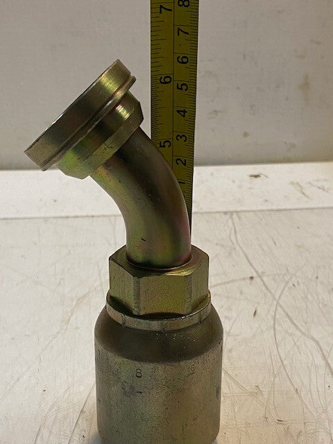 Parker 16F78-16-16 | KG | Crimp Hose Fitting 6-1/4" H 19mm ID 52mm OD