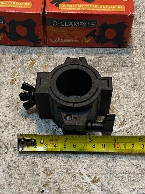 4 Qty of American DJ O-Clamp/1.5 360 Degree Wrap Around Clamps 488014 (4 Qty)