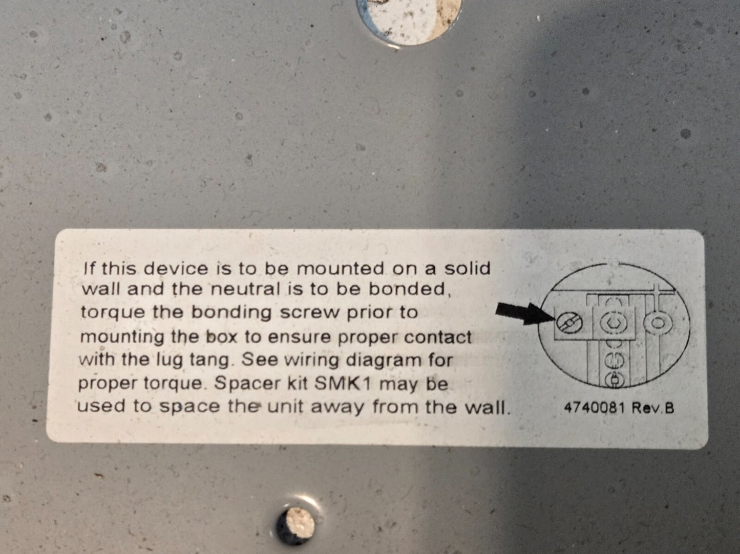 Class CTL Enclosed Panelboard C-3268 | E10703 | 4740081