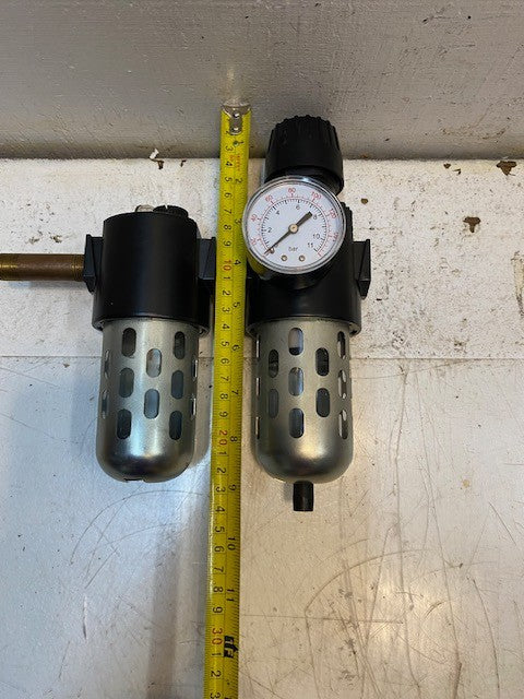 Air Filter Regulator Combo Unit Max Pressure 150 Psi Max Temp 125 Deg.