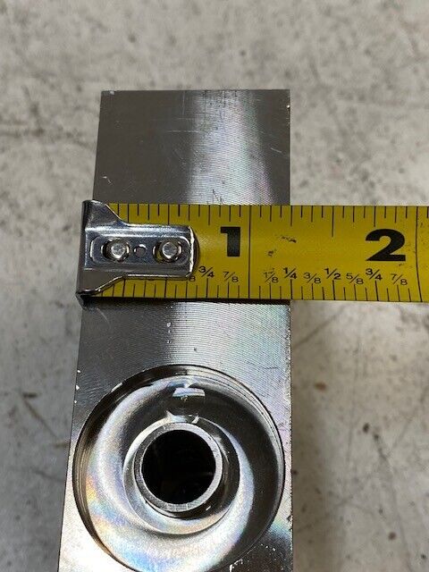 6 Qty of C22 CO IN OUT Aluminum Valve Subplates 3-1/2" x 2-3/4" x 1-1/4" (6 Qty)