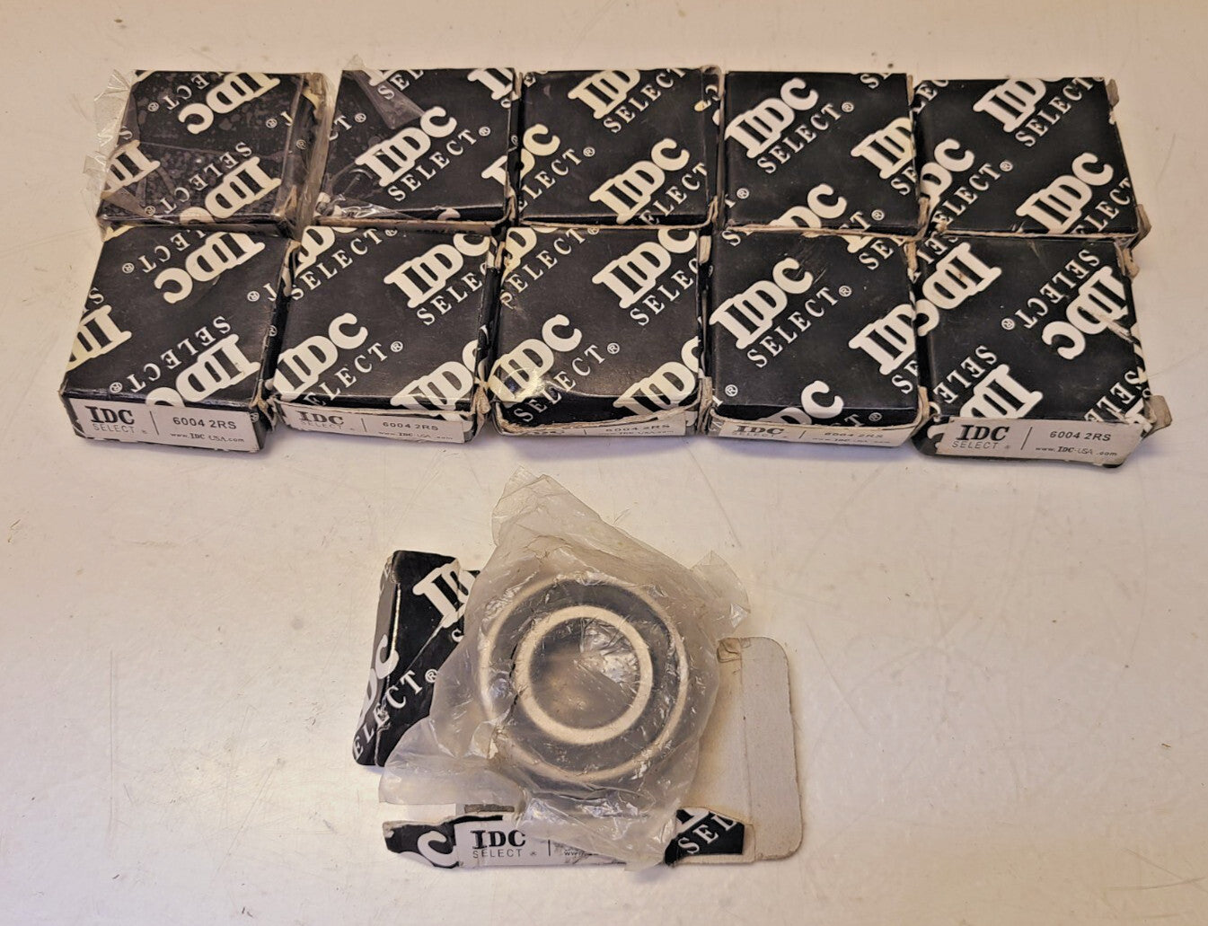 11 Quantity of IDC Select Bearings 6004 2RS (11 Qty)