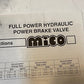 MICO Full Power Hydraulic Power Brake Valve 06-460-852 | 06-460-854 | 06-460-950