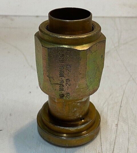 Hydraulic Hose Flange Coupling Fitting 1106-20 | 3-1/2" L 51mm OD 26mm ID
