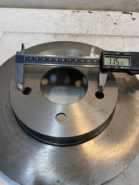 Brake Disc Rotor 3359B W-5 Min Thk 22.4 MW 42843R 63909 | 11" OD 5x115mm