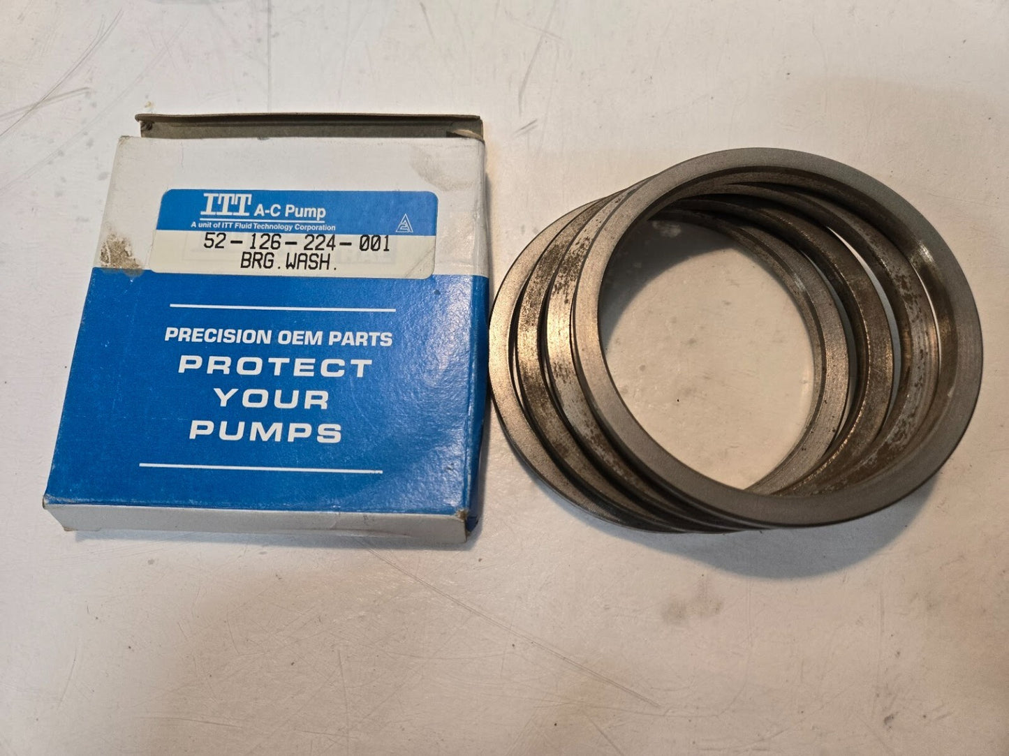 4 Quantity of ITT A-C Pump Bearing Washers 52-126-224-001 93.5mm OD (4 Quantity)