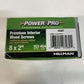 12 Pack of Power ProPremium Interior Wood Screws 8x2”  | 48581 (1,836 pcs total)