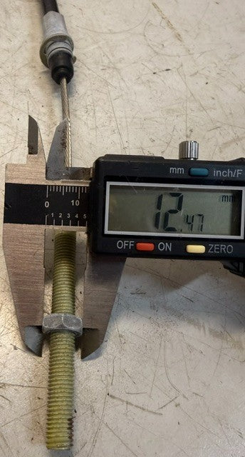 Throttle Shift Cable With Threaded Metal End Rods & Connectors Assembly Unit