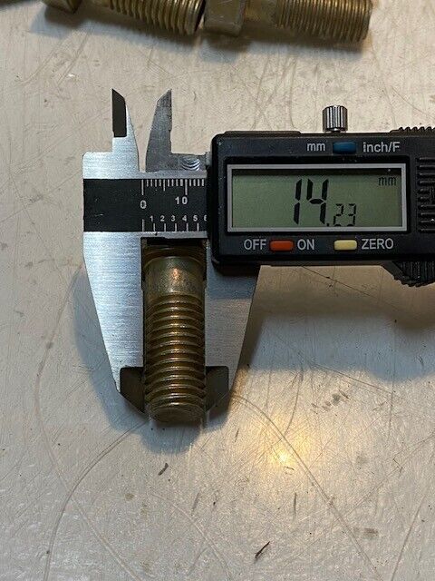 36 Quantity of Hex Screw Bolts 51mm L 22mm Hex Head 14mm Thread (36 Qty)