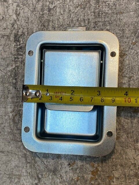 Heavy Duty Rectangle Paddle Door Latch 4-3/4" Long 3-5/8" Wide 1-1/2" Thick