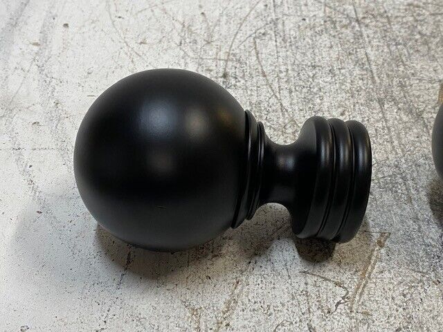 2 Qty of Wayfair Meservet Sphere Finials 2-1/2" OD 4" Length (2 Quantity)