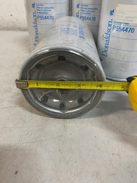 4 Quantity of Donaldson P554470 Spin on Fuel Filters (4 Quantity)