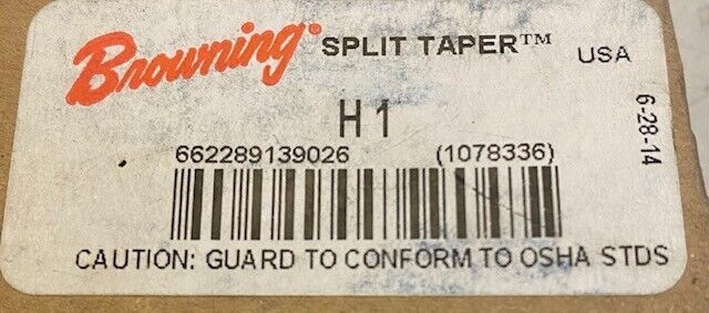 Browning Split Taper Type H Sprocket Bushing 1078336