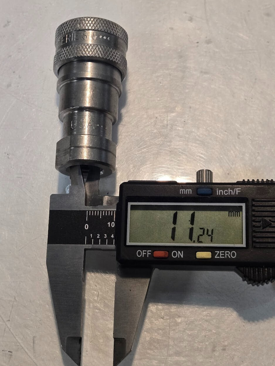 Parker 60 Series SH2-62 Stainless Steel Hydraulic Quick Disconnect Fitting 1/4"